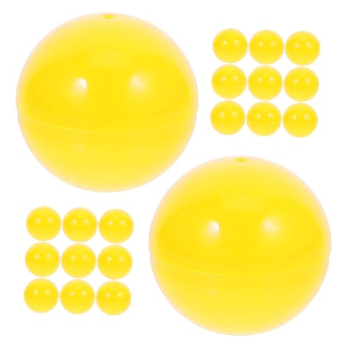 VALICLUD 25 Stück Teiliges Nahtlose PVC Lotteriekugeln zum Öffnen Leichte Kunststoffkugeln für Partyspiele Verlosungen und Bar Game Requisiten Wiederverwendbar und Robust von VALICLUD