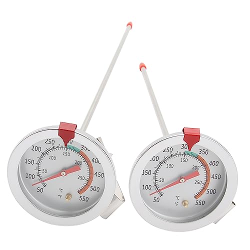 VALICLUD 2Stücke Friteusenthermometer mit Clip Hochtemperatur Ofenthermometer bis Präzisionsmesser für Fleisch Bbq Frittieren Langlebig Platzsparend VALICLUD 2Stücke Friteusenthermometer mit Clip Hochtemperatur Ofenthermometer bis Präzisionsmesser für Fleisch Bbq Frittieren Langlebig Platzsparend von VALICLUD
