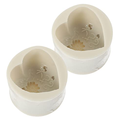 VALICLUD 2Stücke Herzförmige Silikonform für DIY Kerzen und Seifen Lebensmittelechte Flexible Gießform für Süßigkeiten und Handwerksprojekte für Kreative VALICLUD 2Stücke Herzförmige Silikonform für DIY Kerzen und Seifen Lebensmittelechte Flexible Gießform für Süßigkeiten und Handwerksprojekte für Kreative von VALICLUD