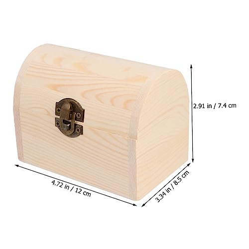 VALICLUD 2er-box Schmuckschatulle Aus Holz Schlüssel Holzkiste Schmuckbehälter Juwelierorganisator Schmuckhalter Bambus von VALICLUD