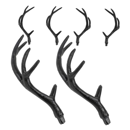 VALICLUD 3 Paar Hirschhörner Kopfschmuck DIY Hirschgeweih Haarreifen Tierkostüm Kunststoff Kopfbedeckung Cosplay Haarschmuck Für Halloween Party Frauen Mädchen VALICLUD 3 Paar Hirschhörner Kopfschmuck DIY Hirschgeweih Haarreifen Tierkostüm Kunststoff Kopfbedeckung Cosplay Haarschmuck Für Halloween Party Frauen Mädchen von VALICLUD