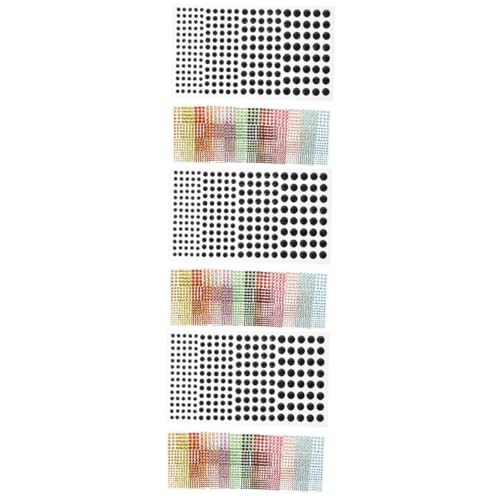 VALICLUD 3 Sätze Diamantaufkleber Uv Machen Juwelen Gesicht Abziehbilder Edelsteine Basteln Reiz Festival Rave Gesichtsaufkleber Auge Acryl 12 Blätter * 3 VALICLUD 3 Sätze Diamantaufkleber Uv Machen Juwelen Gesicht Abziehbilder Edelsteine Basteln Reiz Festival Rave Gesichtsaufkleber Auge Acryl 12 Blätter * 3 von VALICLUD