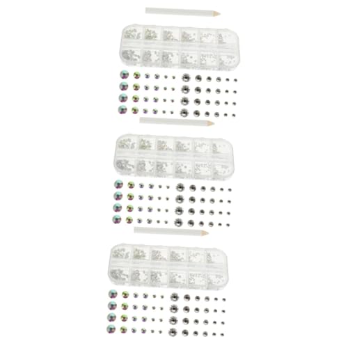 VALICLUD 3 Sätze Flatboden -diamantnagelschmuck Nailart-strasssteine Nagel Edelsteine Maniküre Nägel Polieren Uv Nail Strass-kit Flache Strasssteine zum Basteln Kunst Glas VALICLUD 3 Sätze Flatboden -diamantnagelschmuck Nailart-strasssteine Nagel Edelsteine Maniküre Nägel Polieren Uv Nail Strass-kit Flache Strasssteine zum Basteln Kunst Glas von VALICLUD