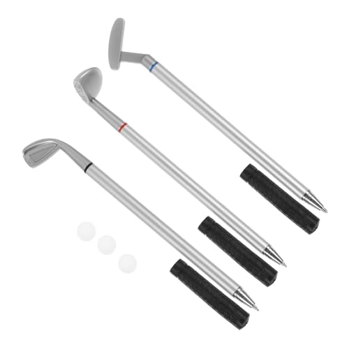VALICLUD 3 Sätze Golf Kugelschreiber Teiliges Golfschläger Pen aus Metall für Büro und Golf mit Schwarzem Blauem und Nachfüllmine Dekorativer Schreibtischartikel für Besondere Anlässe VALICLUD 3 Sätze Golf Kugelschreiber Teiliges Golfschläger Pen aus Metall für Büro und Golf mit Schwarzem Blauem und Nachfüllmine Dekorativer Schreibtischartikel für Besondere Anlässe von VALICLUD