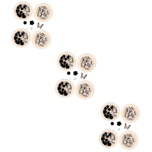 VALICLUD 3 Sätze Schwarze Nail Art Strasssteine Nail Charms Für Diy Nagelkunst Hochwertige Dekorationen Für Nägel Bastelprojekte Und Schmuckdesign 4boxen*3 VALICLUD 3 Sätze Schwarze Nail Art Strasssteine Nail Charms Für Diy Nagelkunst Hochwertige Dekorationen Für Nägel Bastelprojekte Und Schmuckdesign 4boxen*3 von VALICLUD