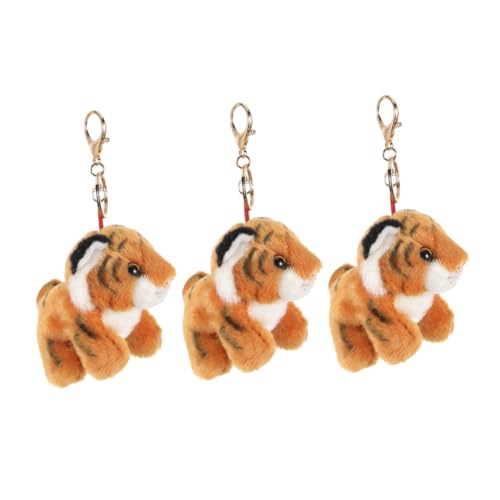 VALICLUD 3 Stück Plüsch Tiger Schlüsselanhänger Set Weicher Kuscheltier Charm für Taschen Rucksäcke Geburtstags Mitgebsel Partygeschenke Gelb VALICLUD 3 Stück Plüsch Tiger Schlüsselanhänger Set Weicher Kuscheltier Charm für Taschen Rucksäcke Geburtstags Mitgebsel Partygeschenke Gelb von VALICLUD