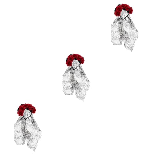 VALICLUD 3 Stück Rosenschleier Rosenschleier Kopfschmuck Schleier Stirnband Blumen Tag Der Toten Haarband Blumenkrone Schleier Gothic Kostüm Kopfschmuck Tag Und Totenschleier VALICLUD 3 Stück Rosenschleier Rosenschleier Kopfschmuck Schleier Stirnband Blumen Tag Der Toten Haarband Blumenkrone Schleier Gothic Kostüm Kopfschmuck Tag Und Totenschleier von VALICLUD