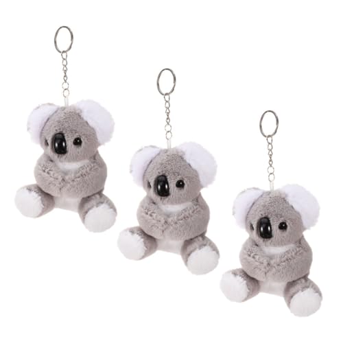 VALICLUD 3 Stück Schlüsselanhänger, Bezaubernder Schlüsselanhänger, Koala, Stofftier, Schlüsselanhänger, Taschenanhänger, Anhänger, Plüsch-schlüsselanhänger Für Rucksäcke, Geldbörsen Und VALICLUD 3 Stück Schlüsselanhänger, Bezaubernder Schlüsselanhänger, Koala, Stofftier, Schlüsselanhänger, Taschenanhänger, Anhänger, Plüsch-schlüsselanhänger Für Rucksäcke, Geldbörsen Und von VALICLUD