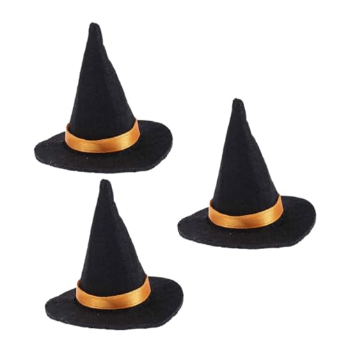 VALICLUD 3 Stück Teiliges Mini Hexenhüte für Halloween Dekorative Partyhüte und Weinflaschenverschlüsse Schwarz für Festtagsdekoration und Fröhliche VALICLUD 3 Stück Teiliges Mini Hexenhüte für Halloween Dekorative Partyhüte und Weinflaschenverschlüsse Schwarz für Festtagsdekoration und Fröhliche von VALICLUD