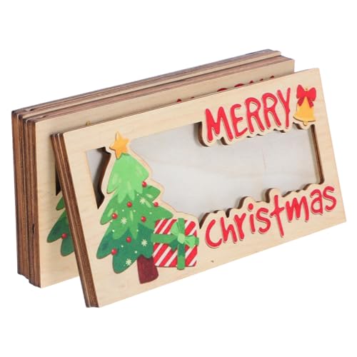 VALICLUD 3 Stück Weihnachts Geldhalter aus Holz Stabiles Design Tragbarer Diy Cash Organizer für Festliche Weihnachtskarten Persönliches Partygeschenk Kreativer Geldbeutel für Xmas Feiern VALICLUD 3 Stück Weihnachts Geldhalter aus Holz Stabiles Design Tragbarer Diy Cash Organizer für Festliche Weihnachtskarten Persönliches Partygeschenk Kreativer Geldbeutel für Xmas Feiern von VALICLUD