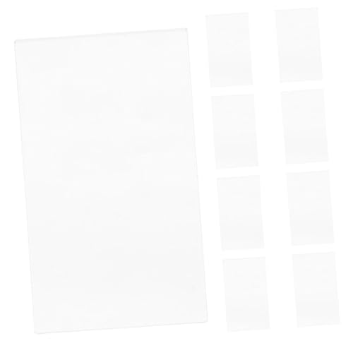 VALICLUD 30 Stück Transparente Acryl Namensschilder mit Stabilem Sockel Wiederverwendbare Tischkarten für Hochzeiten Geburtstage und Events Klare DIY Sitzplatzkarten Moderne Tischdekoration von VALICLUD