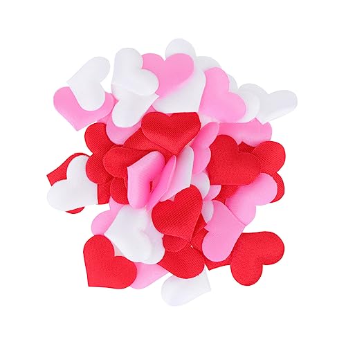 VALICLUD 300 Stück Kunstblütenblätter Herz Konfetti aus Schwamm für Hochzeiten Verlobungen und Partys Rosa Rot und Weiß von VALICLUD