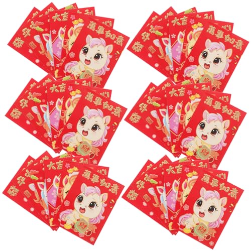VALICLUD 300 Stück Rote Umschläge Jahr Des Pferdes Kreative Hongbao Geldumschläge Traditionelle Chinesische Neujahrsumschläge Für Frühlingsfest Hochzeit Geburtstag VALICLUD 300 Stück Rote Umschläge Jahr Des Pferdes Kreative Hongbao Geldumschläge Traditionelle Chinesische Neujahrsumschläge Für Frühlingsfest Hochzeit Geburtstag von VALICLUD