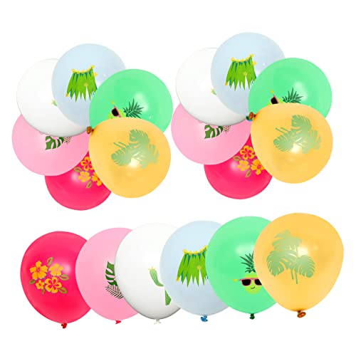 VALICLUD 30Stücke Hawaii Themen Set Latexballons Mit Ananas Kaktus Und Blattdesigns Für Geburtstagsfeiern Hochzeiten Und Sommerpartys Für Festliche Dekorationen VALICLUD 30Stücke Hawaii Themen Set Latexballons Mit Ananas Kaktus Und Blattdesigns Für Geburtstagsfeiern Hochzeiten Und Sommerpartys Für Festliche Dekorationen von VALICLUD