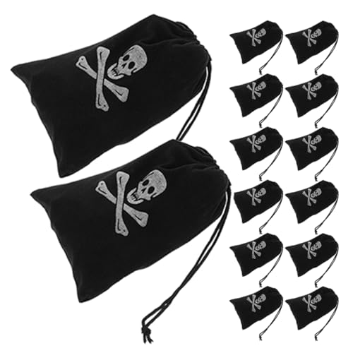 VALICLUD 30Stücke Piraten Geschenktüten Kordelzug Taschen für Halloween Feiern mit Goldmünzen Design und Vielseitig Einsetzbar für Kindergeburtstage und Aufbewahrung VALICLUD 30Stücke Piraten Geschenktüten Kordelzug Taschen für Halloween Feiern mit Goldmünzen Design und Vielseitig Einsetzbar für Kindergeburtstage und Aufbewahrung von VALICLUD
