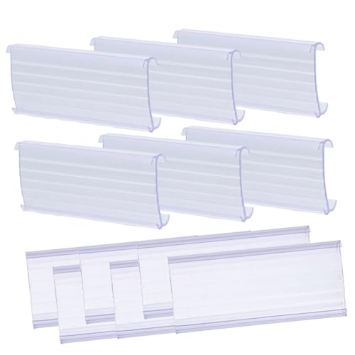 VALICLUD 30Stücke Transparente Etikettenhalter aus Robustem für Drahtregale Clip Design für Einfache Anwendung für Lagerbehälter Kühlschränke Bücherregale VALICLUD 30Stücke Transparente Etikettenhalter aus Robustem für Drahtregale Clip Design für Einfache Anwendung für Lagerbehälter Kühlschränke Bücherregale von VALICLUD