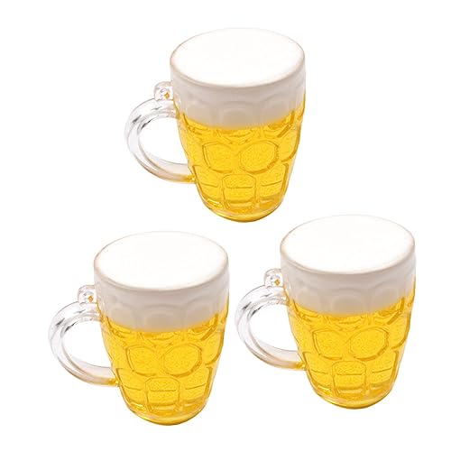 VALICLUD 3stücke Imitation Bierkrug Dekoration Kuchenaccessoires Für Geburtstagsfeiern Und Oktoberfest Lustige Tortendeko Für Für Väter Und von VALICLUD