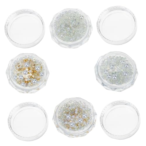 VALICLUD 4 Boxen Nail Art Dekor Perlen Mix Perlenschmuck für Nägel und Handyhüllen Gemischte und Formen Modische Nail Accessoires für DIY Nageldesign VALICLUD 4 Boxen Nail Art Dekor Perlen Mix Perlenschmuck für Nägel und Handyhüllen Gemischte und Formen Modische Nail Accessoires für DIY Nageldesign von VALICLUD