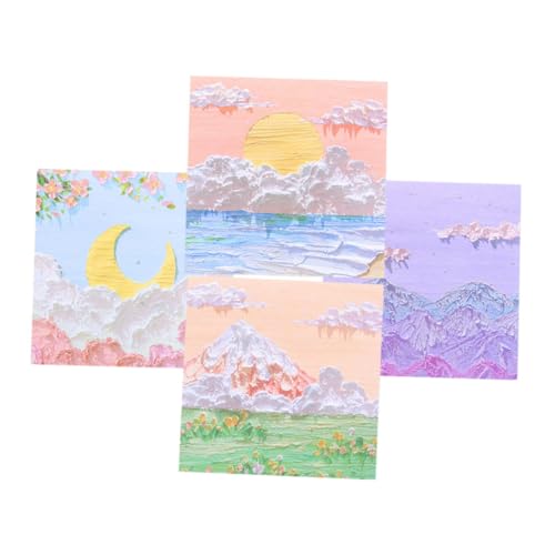 VALICLUD 4 Haftnotizen Landschaft Klebrig Ästhetisch Pads Schule Pastell Bunt Stickerbuch Für Scrapbooking Aufkleber Für Journaling Und Scrapbooking Aufkleber-organizer-ordner Papier VALICLUD 4 Haftnotizen Landschaft Klebrig Ästhetisch Pads Schule Pastell Bunt Stickerbuch Für Scrapbooking Aufkleber Für Journaling Und Scrapbooking Aufkleber-organizer-ordner Papier von VALICLUD