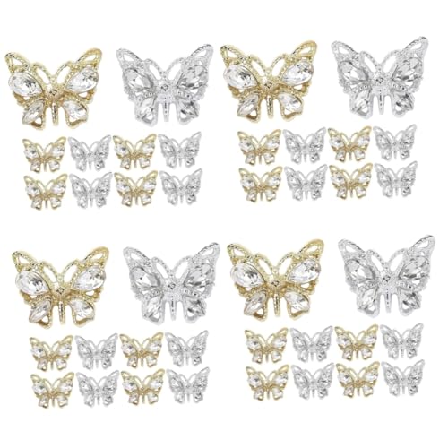 VALICLUD 4 Sätze Bohrer Für Nagelschmuck Schmetterling Nagelcharme Schmetterlingsanhänger Nageln Nagel Charms Nagelanhänger Süß Trendy Nail Strass-kit Legierung 10 Stück * 4 VALICLUD 4 Sätze Bohrer Für Nagelschmuck Schmetterling Nagelcharme Schmetterlingsanhänger Nageln Nagel Charms Nagelanhänger Süß Trendy Nail Strass-kit Legierung 10 Stück * 4 von VALICLUD