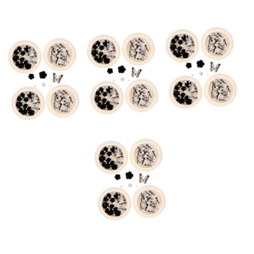 VALICLUD 4 Sätze Diy Charms Boxen Mit Schwarzen Kamelien Strasssteinen Für Nagelkunst Für Bastelprojekte Und Nageldekorationen 4boxen*4 VALICLUD 4 Sätze Diy Charms Boxen Mit Schwarzen Kamelien Strasssteinen Für Nagelkunst Für Bastelprojekte Und Nageldekorationen 4boxen*4 von VALICLUD