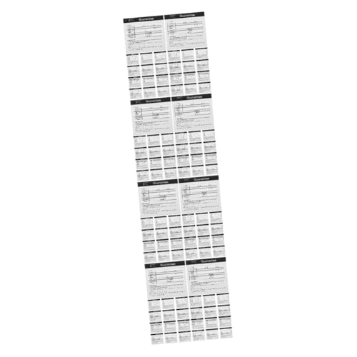 VALICLUD 4 Sätze Garantiekarte Gerätereparaturkarten Gerätewartungskarten Wartungskarte Für Geräte Anleitungskarten Zur Tassenpflege Papier 200 Stück * 4 von VALICLUD