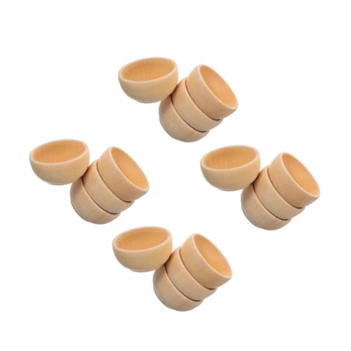 VALICLUD 4 Sätze Kleine Holzschalen Unfertige Holzspielzeuge Für Diy Projekte Bastelmaterial Für Kreative Gestaltung Und Dekoration 4 Stück * 4 VALICLUD 4 Sätze Kleine Holzschalen Unfertige Holzspielzeuge Für Diy Projekte Bastelmaterial Für Kreative Gestaltung Und Dekoration 4 Stück * 4 von VALICLUD