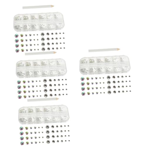 VALICLUD 4 Sets Diamant Nagelschmuck Mit Flacher Unterseite Nagelzubehör Charms Nägel Nagel Edelsteine Flache Strasssteine Zum Basteln Kunstpolitur Nageldekoration UV Nagel VALICLUD 4 Sets Diamant Nagelschmuck Mit Flacher Unterseite Nagelzubehör Charms Nägel Nagel Edelsteine Flache Strasssteine Zum Basteln Kunstpolitur Nageldekoration UV Nagel von VALICLUD
