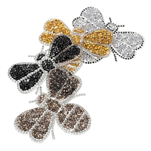 VALICLUD 4 Stück Biene -strass -heißplatte Große Flicken Zum Aufbügeln Bestickter Katzenaufnäher Niedliche Flicken Zum Aufbügeln Jean Jacke Patches Bienenförmige Flecken Strasssteine VALICLUD 4 Stück Biene -strass -heißplatte Große Flicken Zum Aufbügeln Bestickter Katzenaufnäher Niedliche Flicken Zum Aufbügeln Jean Jacke Patches Bienenförmige Flecken Strasssteine von VALICLUD