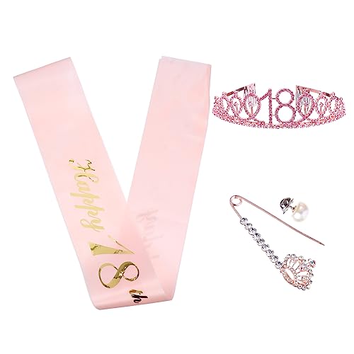 VALICLUD 4 Stück Geburtstagskrone Schulterband Teiliges Party Accessoires aus Hochwertigem Band für Entspannte Feierlichkeiten und Wiederverwendbare Dekoration als für Freunde und Familie von VALICLUD