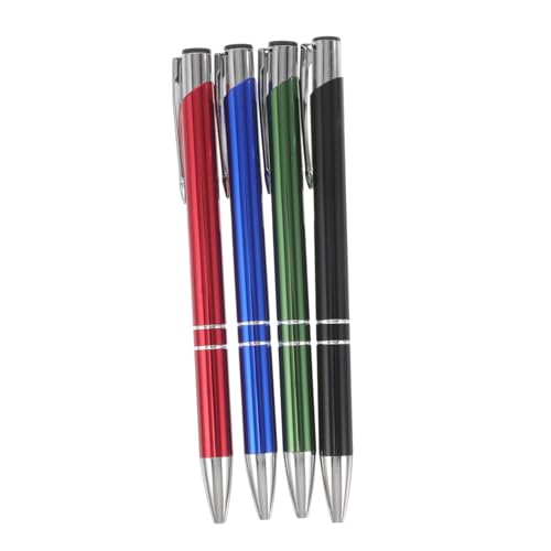 VALICLUD 4 Stück Kugelschreiber Aus Metall Büromaterial Für Frauen Metallstift Signaturstift Stifte Geschäftskugelschreiber Für Männer von VALICLUD