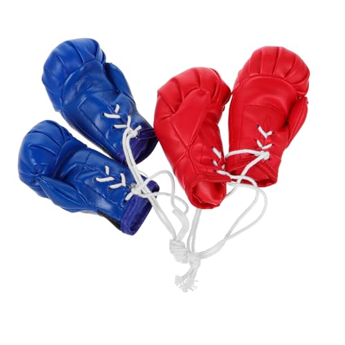 VALICLUD 4 Stück Mini Boxhandschuhe Teiliges Rot und Blau Miniatur Boxzubehör Auto Spiegelanhänger Stilvolle Deko für Party Schreibtisch und Boxing Fans Vielseitig Tragbar Detailreich VALICLUD 4 Stück Mini Boxhandschuhe Teiliges Rot und Blau Miniatur Boxzubehör Auto Spiegelanhänger Stilvolle Deko für Party Schreibtisch und Boxing Fans Vielseitig Tragbar Detailreich von VALICLUD
