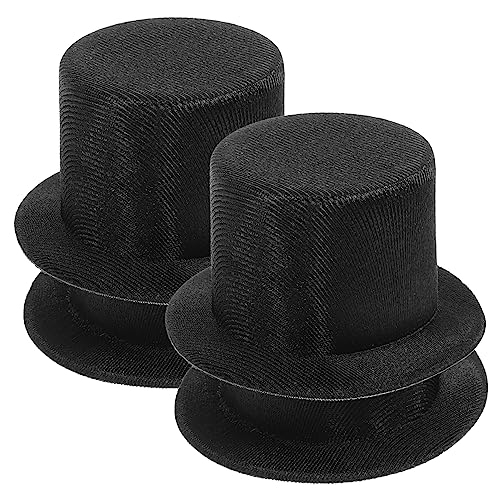 VALICLUD 4 Stück Mini Zylinderhut Schwarz für DIY Bastelarbeiten Mini Schneemann Hut und Puppen Dekoration Kleine Top Hats für Weihnachtsfeier Handgemachte Schmuck und Haaraccessoires VALICLUD 4 Stück Mini Zylinderhut Schwarz für DIY Bastelarbeiten Mini Schneemann Hut und Puppen Dekoration Kleine Top Hats für Weihnachtsfeier Handgemachte Schmuck und Haaraccessoires von VALICLUD