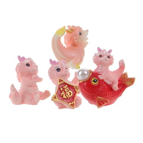 VALICLUD 4 Stück Miniatur Drachen Figuren aus Harz Kleine Deko Ornamente für Miniaturlandschaften Mini Gärten Kuchen und Neujahrsdeko Detailreiche Farbenfrohe Mini Drachen mit Niedlichen VALICLUD 4 Stück Miniatur Drachen Figuren aus Harz Kleine Deko Ornamente für Miniaturlandschaften Mini Gärten Kuchen und Neujahrsdeko Detailreiche Farbenfrohe Mini Drachen mit Niedlichen von VALICLUD