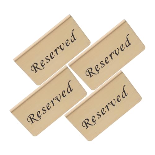 VALICLUD 4 Stück Reserved Tischschilder Goldene V Förmige Reserviert Schilder für Hochzeit Restaurant Party Events Langlebig Leicht Minimalistisches Design VALICLUD 4 Stück Reserved Tischschilder Goldene V Förmige Reserviert Schilder für Hochzeit Restaurant Party Events Langlebig Leicht Minimalistisches Design von VALICLUD