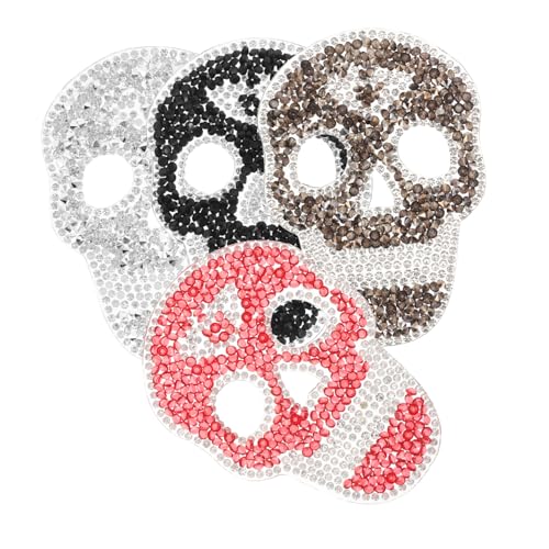 VALICLUD 4 Stück Schädelschädel Nähzubehör Reparatur von Kleidung Rucksack-Patch Schädel Patch Aufnäher für Kleidung Reparatur-Dekorationspatch für Kleidung Plastik VALICLUD 4 Stück Schädelschädel Nähzubehör Reparatur von Kleidung Rucksack-Patch Schädel Patch Aufnäher für Kleidung Reparatur-Dekorationspatch für Kleidung Plastik von VALICLUD