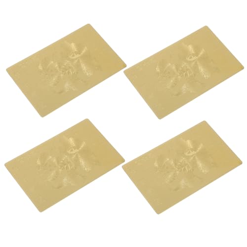 VALICLUD 4 Stück Tai Sui Karten Jahr des Pferdes Feng Shui Amulett Schutzkarte für Wohlstand und Glück Goldenes Design für Geldbeutel und Spirituelles Wohlbefinden VALICLUD 4 Stück Tai Sui Karten Jahr des Pferdes Feng Shui Amulett Schutzkarte für Wohlstand und Glück Goldenes Design für Geldbeutel und Spirituelles Wohlbefinden von VALICLUD