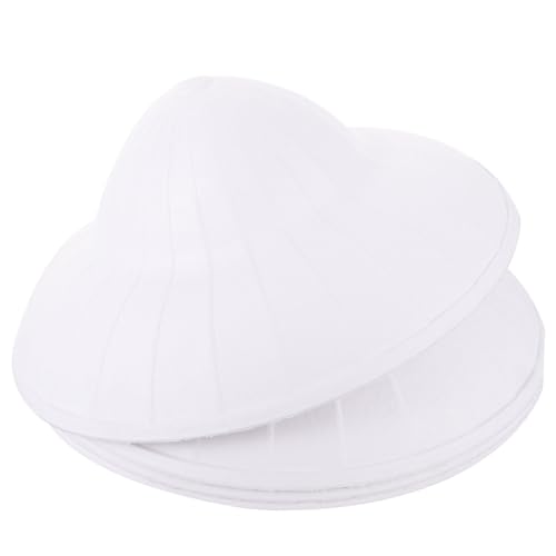 VALICLUD 4 Stück Teiliges DIY Partyhüte aus Umweltfreundlichem Papierpulp Leere Bemalbare Tanzparty Hüte Leichte Graffiti Bastelaccessoires für Dekoration von VALICLUD