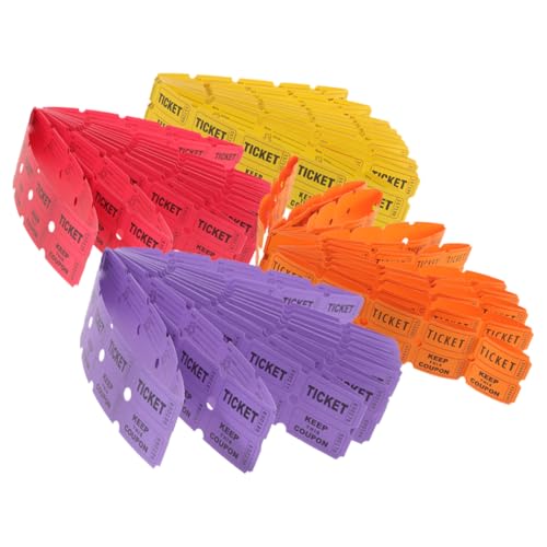 VALICLUD 400 Stück Raffle Tickets Gelb Orange Rot und Tickets für Gewinnspiele Veranstaltungen und Feste Robuste und Langlebige Lose für Interaktive Spiele und Verlosungen VALICLUD 400 Stück Raffle Tickets Gelb Orange Rot und Tickets für Gewinnspiele Veranstaltungen und Feste Robuste und Langlebige Lose für Interaktive Spiele und Verlosungen von VALICLUD