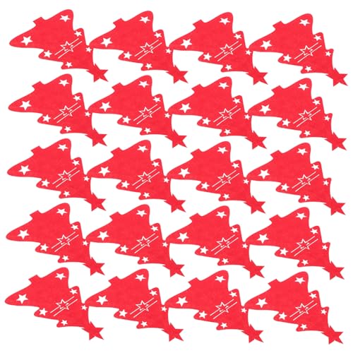 VALICLUD 48 Stück Teiliges Weihnachtsbaum aus Rotem Filz Praktische Tischdeko für Party Stabile Bestecktaschen für Gabeln Löffel Messer Festliche Silberware-Organizer für Weihnachten VALICLUD 48 Stück Teiliges Weihnachtsbaum aus Rotem Filz Praktische Tischdeko für Party Stabile Bestecktaschen für Gabeln Löffel Messer Festliche Silberware-Organizer für Weihnachten von VALICLUD