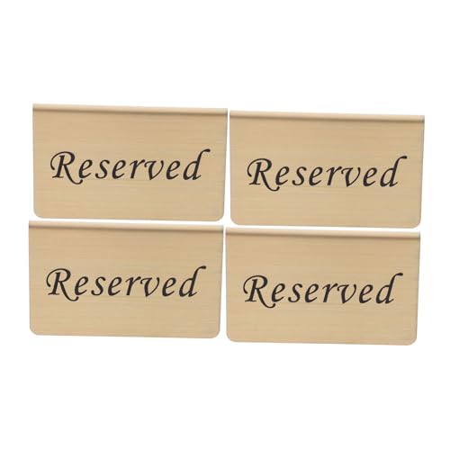 VALICLUD 4Stücke Tischschilder im Zeltstil für Hochzeiten Reservierte Schilder für Restauranttische Design für Mottopartys und Anlässe von VALICLUD