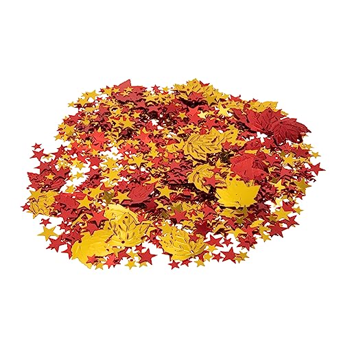 VALICLUD 4Taschen Glitzer Konfetti Ahornblatt Dekoration für Weihnachten und Partys Tischdeko pro Packung für Vielseitige Anlässe und Kreative VALICLUD 4Taschen Glitzer Konfetti Ahornblatt Dekoration für Weihnachten und Partys Tischdeko pro Packung für Vielseitige Anlässe und Kreative von VALICLUD