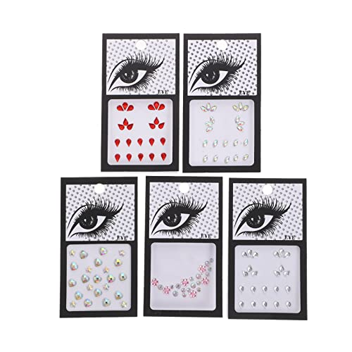 VALICLUD 5 Blätter Flache Rückseite Strasssteine für Diy Kunst Selbstklebende Glitzersteine für Nageldesign Augen und Gesichtsmake Up für Feste und Kreative Projekte VALICLUD 5 Blätter Flache Rückseite Strasssteine für Diy Kunst Selbstklebende Glitzersteine für Nageldesign Augen und Gesichtsmake Up für Feste und Kreative Projekte von VALICLUD