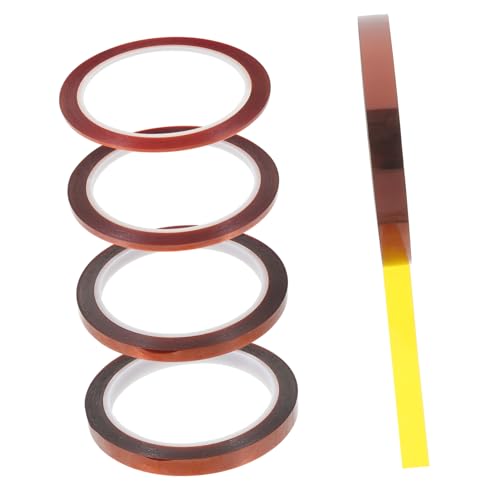 VALICLUD 5 Rollen Hitzebeständiges Isolierband Sublimationstape Wärmebeständiges Klebeband für Elektronik DIY mit Hoher Isolierung Leicht zu Schneiden VALICLUD 5 Rollen Hitzebeständiges Isolierband Sublimationstape Wärmebeständiges Klebeband für Elektronik DIY mit Hoher Isolierung Leicht zu Schneiden von VALICLUD