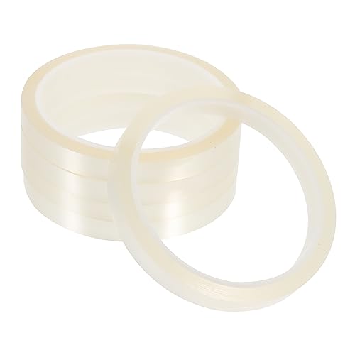 VALICLUD 5 Rollen Hitzebeständiges Klebeband für Sublimation und Elektronik Hochtemperatur Isolierband für DIY und Wärmeübertragung Rückstandsfrei von VALICLUD