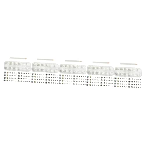 VALICLUD 5 Sätze Flatboden -Diamantnagelschmuck nagel edelsteine Wohnung Maniküre-Strasssteine UV Nagelanhänger mit flacher Rückseite Tragen von Nagel-Strasssteinen Glas VALICLUD 5 Sätze Flatboden -Diamantnagelschmuck nagel edelsteine Wohnung Maniküre-Strasssteine UV Nagelanhänger mit flacher Rückseite Tragen von Nagel-Strasssteinen Glas von VALICLUD