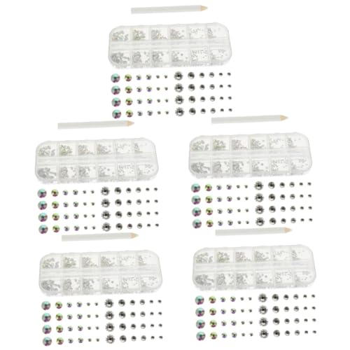 VALICLUD 5 Sets Mit Flachem Boden Diamant Nagelschmuck Nagelzubehör Charms Nagelkunst Strasssteine Nagel Strassstein Set Nageldekoration Nägel Maniküre Strasssteine Nageldiamant VALICLUD 5 Sets Mit Flachem Boden Diamant Nagelschmuck Nagelzubehör Charms Nagelkunst Strasssteine Nagel Strassstein Set Nageldekoration Nägel Maniküre Strasssteine Nageldiamant von VALICLUD