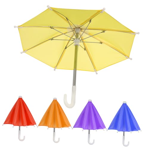 VALICLUD 5 Stück Kleiner Regenschirme Für Kinder Spielzeug Regenschirm Deko Miniatur Puppenhaus Zubehör Zufällige Farben Kleiner Bastelschirm Für Partys Und Geburtstage von VALICLUD