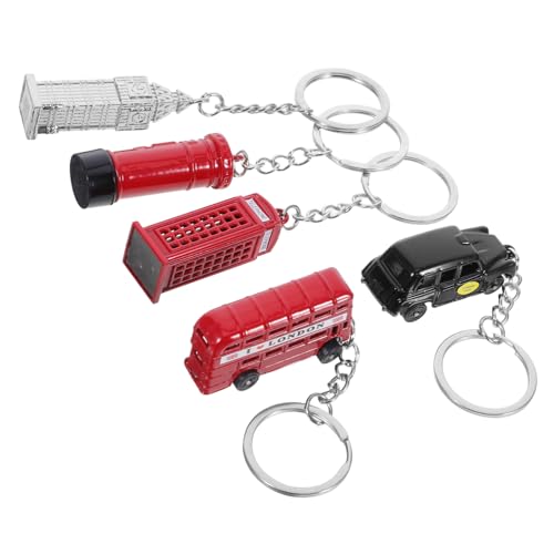 VALICLUD 5 Stück London Souvenir Schlüsselanhänger Rote Telefonzelle Briefkasten und Doppeldeckerbus Vielseitige Anhänger für Männer und Frauen für Taschen und Schlüssel VALICLUD 5 Stück London Souvenir Schlüsselanhänger Rote Telefonzelle Briefkasten und Doppeldeckerbus Vielseitige Anhänger für Männer und Frauen für Taschen und Schlüssel von VALICLUD