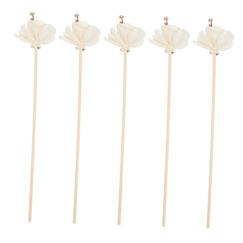 VALICLUD 5 Stück Rattanstäbchen mit Blüten Teiliges Natürliche Aromadiffusor Sticks für Raumduft Geeignet für DIY Duftöle Langlebig und Gesund für Wohnzimmer Büro Badezimmer und Hochzeit VALICLUD 5 Stück Rattanstäbchen mit Blüten Teiliges Natürliche Aromadiffusor Sticks für Raumduft Geeignet für DIY Duftöle Langlebig und Gesund für Wohnzimmer Büro Badezimmer und Hochzeit von VALICLUD